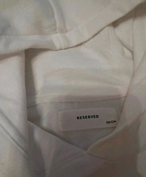 Bluza dziewczęca Reserved śliczna bialutka