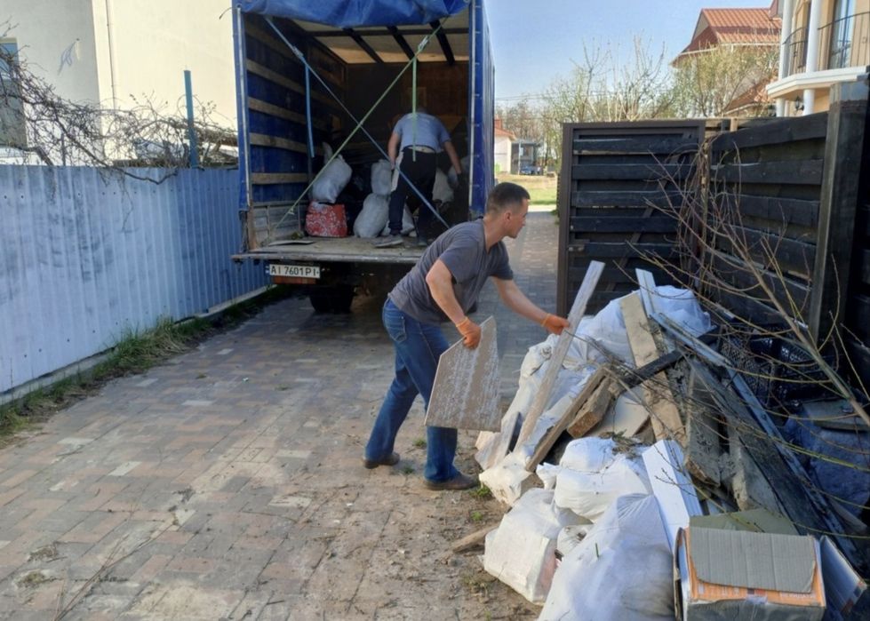 Вивіз сміття Дешево Вантажники. Вывоз мусора, вивоз мусора, вивіз будівельного сміття .