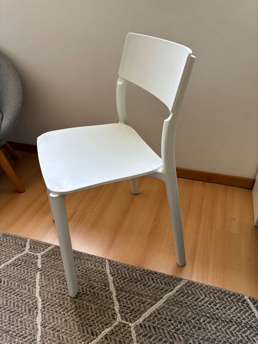 4 cadeiras IKEA JANINGE brancas