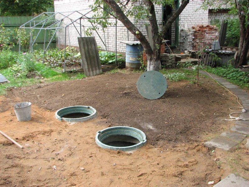 Каналізація під ключ вигрібна яма з кілець D230-(7,10,12,25)м3