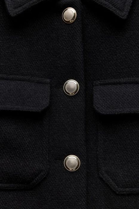 Шерстяний жакет Zara розмір L куртка шерсть