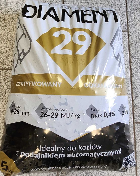 Groszek Diament 26-29 MJ/ KG  -- 1450 zł --