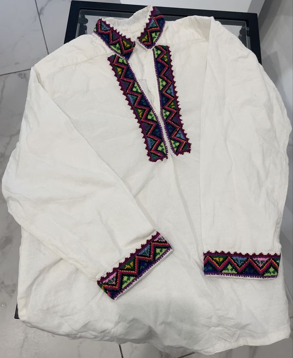 Вишиванка з натуральної тканини ,134 зріст