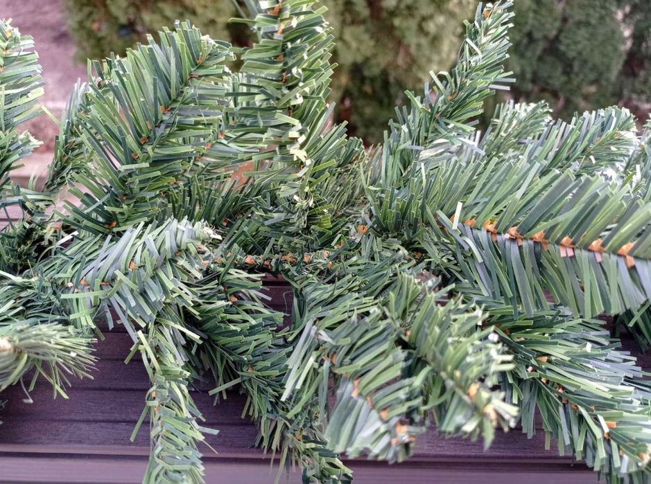 XXL 270CM Girlanda Świąteczna Choinkowa Stołowa Zielona Schody GRATISY