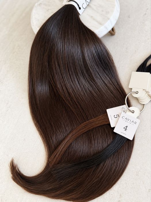 Włosy dziewicze 56 cm | 118 g | #4/5