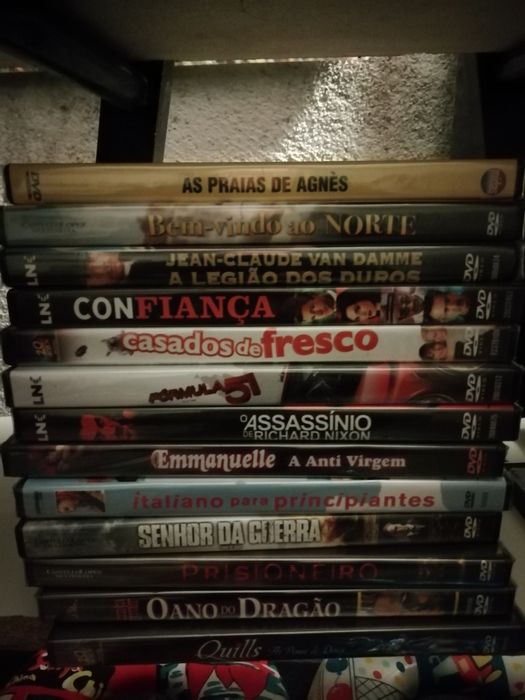 Dvds filmes novos, alguns ainda dentro da embalagem