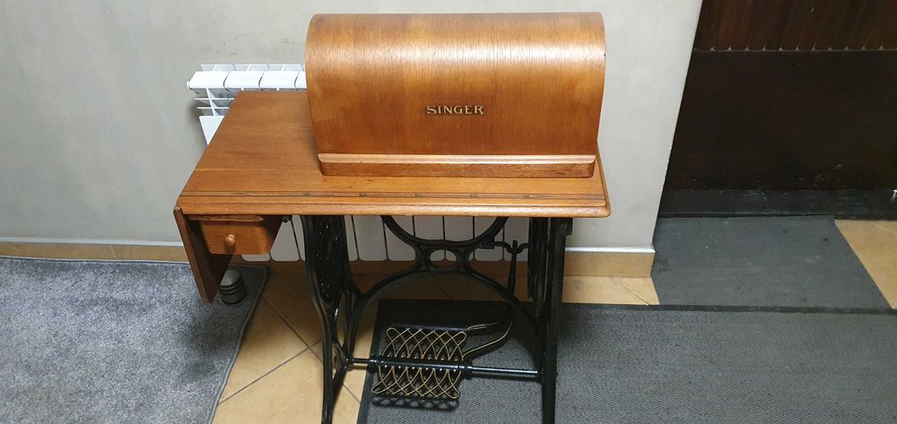Antyk Stara Maszyna do szycia SINGER Zabytek KPL.