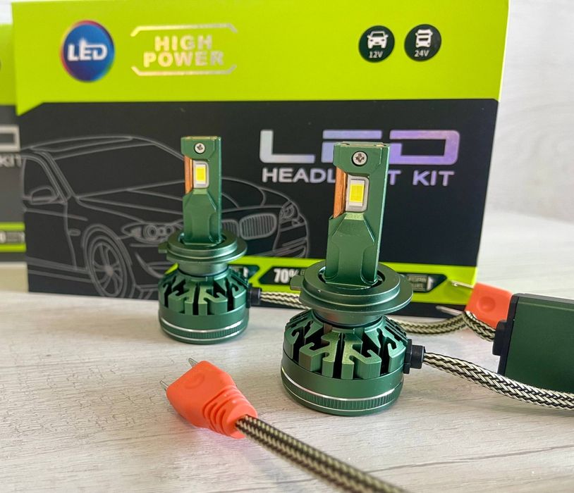 ТОП! Led лампи H1 H4 H7 H11 HB3 HB4 D2S D3S D4S