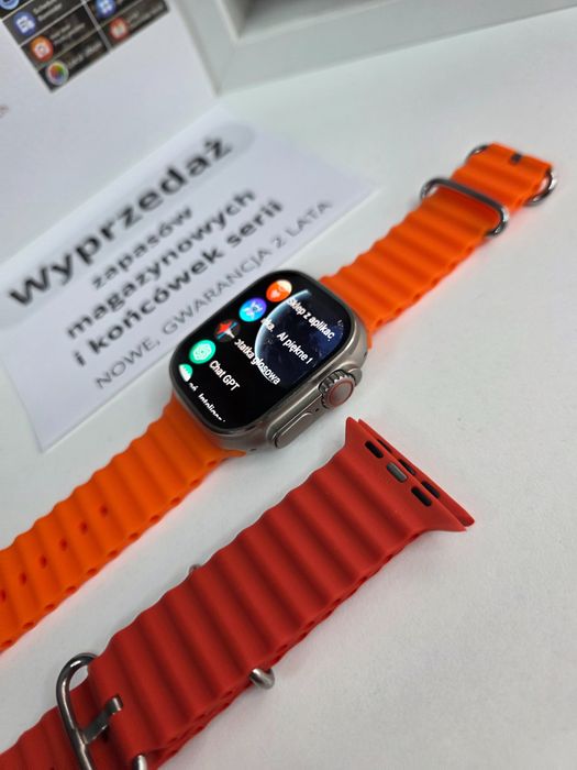 Smartwatch HK Ultra3 – nowość 2025, AMOLED 2,12”, 2 paski, nowy