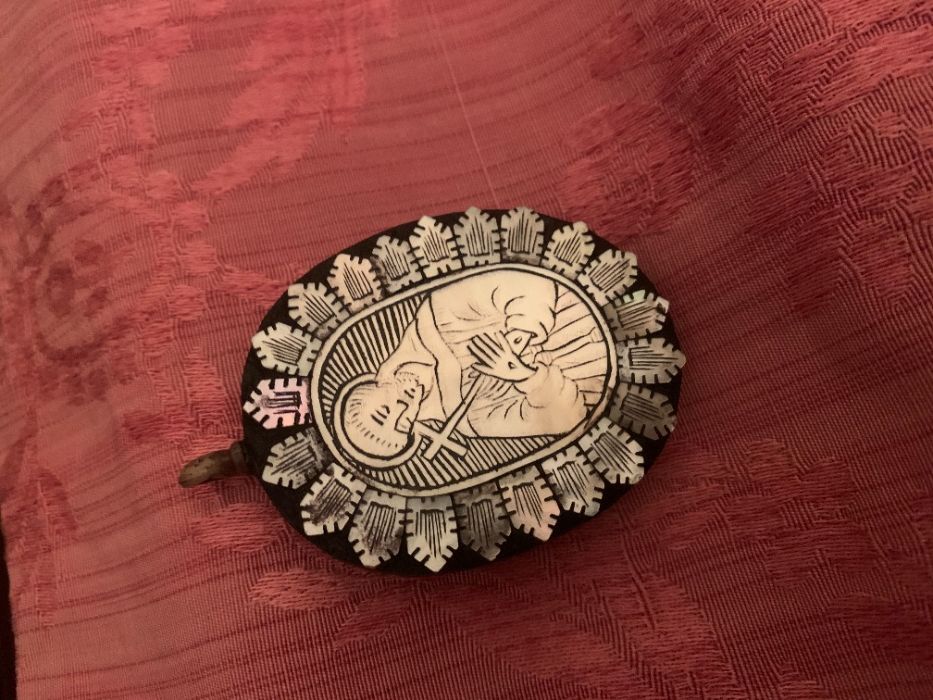 arte sacra medalhão S Francisco Assis
