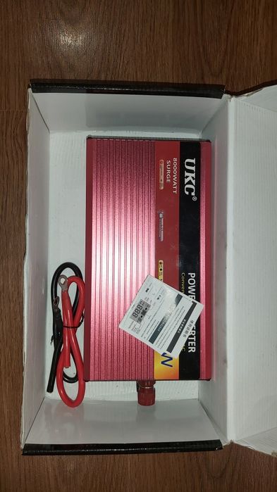 Інвертер 12-220V перетворювач напруги з 12 вольт в 220 вольт