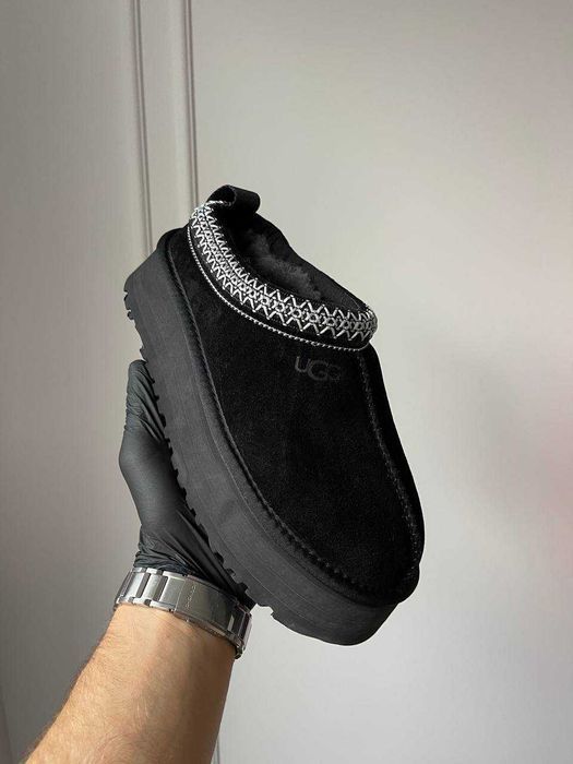 Уггі UGG Tasman Platform Black premium угги осінні/зимові з хутром | Угги натуральные жіночі