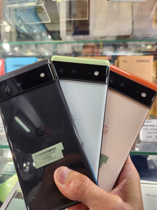 Google Pixel 6 8/128Gb orig EU Black,Seafoam,Coral New Опл. частинами!