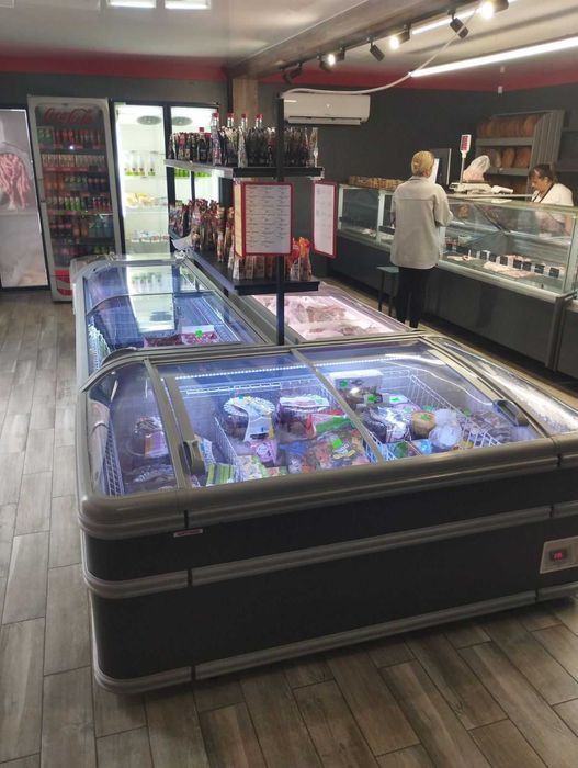 Топ! Морозильний лар бонета AHT Miami 210 LED Сірий. Розсрочка!