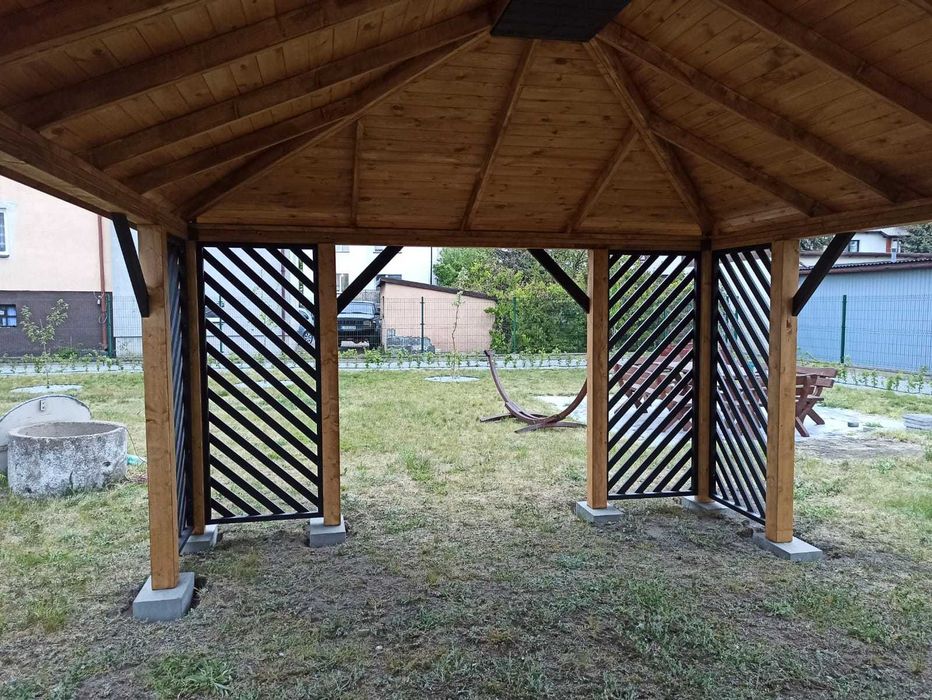 Altana altanka ogrodowa drewniana ,,Uppsala" 5x4m Hit !!!