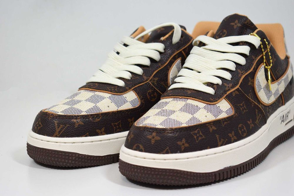 Nike Air Force 1 x Louis Vuitton Brown