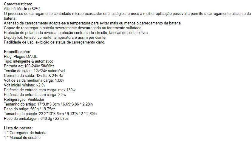 Carregador de bateria de carro - Pulse