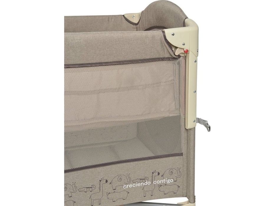 Vende-se Berço de Viagem MS Oxford Aço, Nylon Bege (125 x 77 x 65 cm)