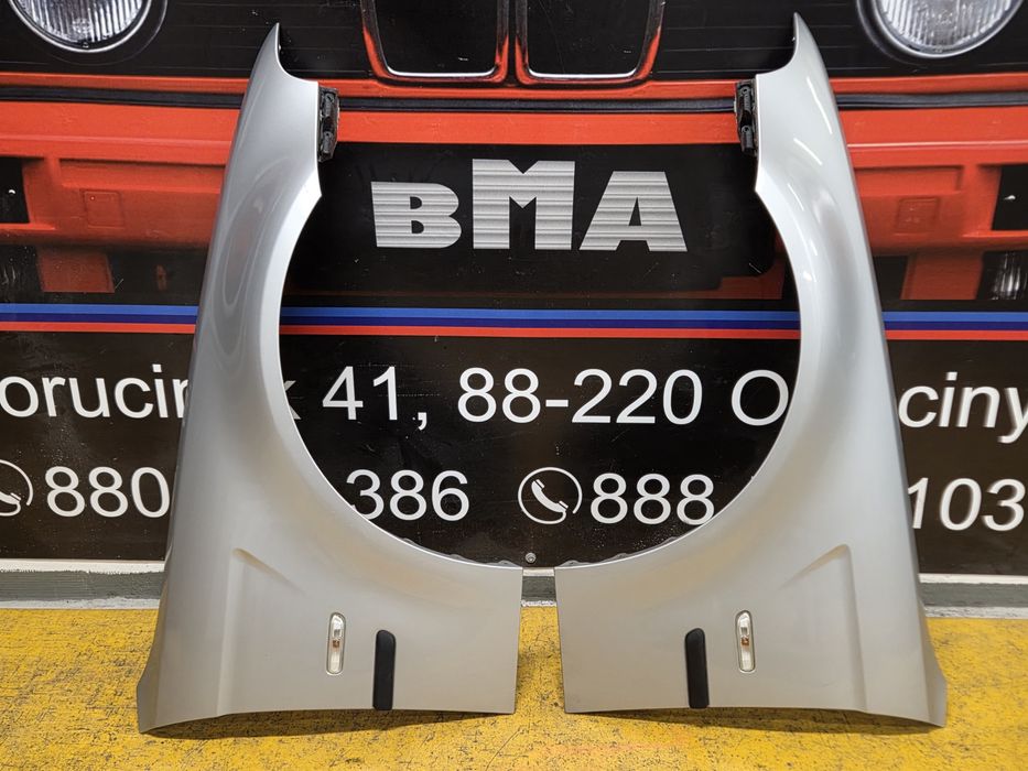 BMW E46 Compact Błotnik Prawy Titansilber 354/7 Oryginał Stan BDB