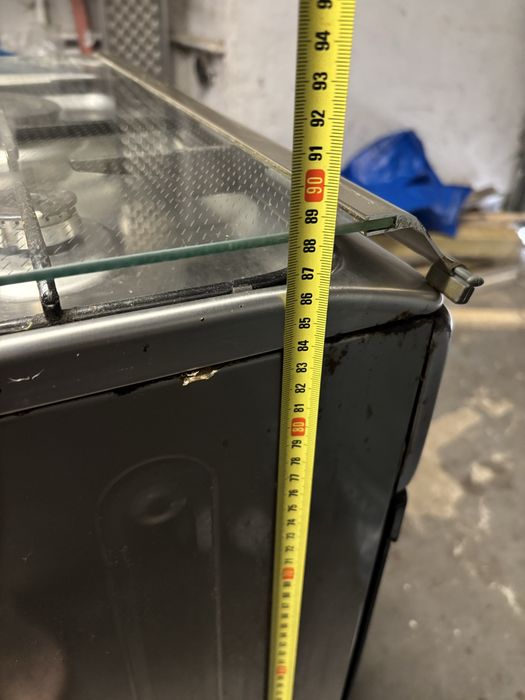Kuchenka gazowo-elektryczna Indesit 50 cm – Inox + wąż z reduktorem