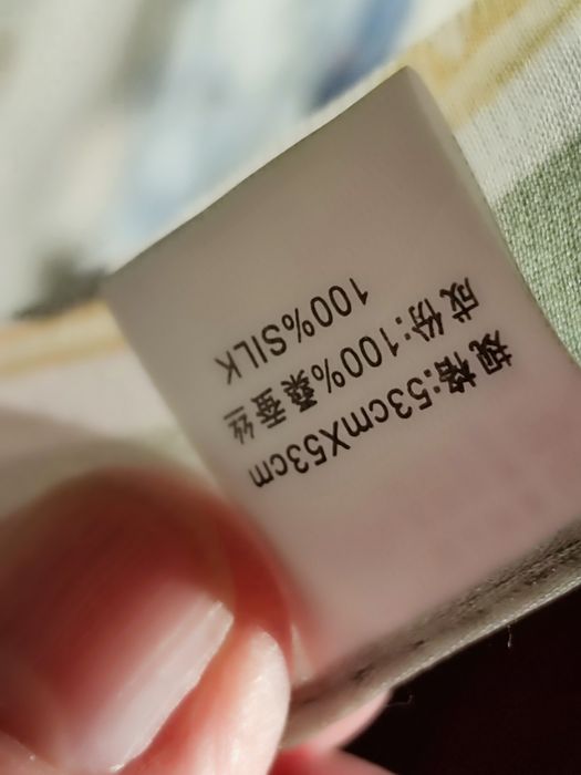 Niebieskie Hortensje -100%jedwab