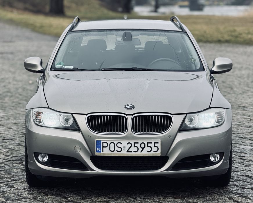 BMW Seria 3 E91 Touring/Kombi, oryginalny przebieg, piękna, nawigacja