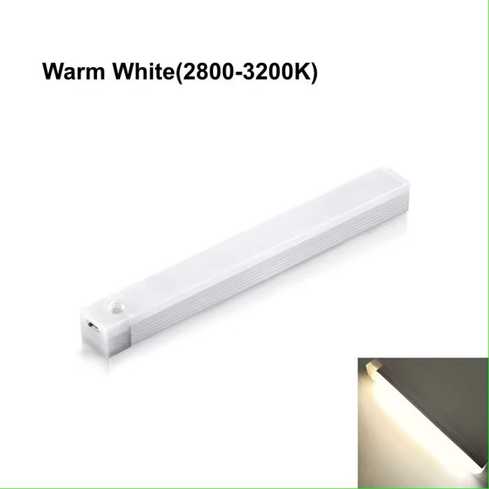 Lampa LED z czujnikiem r. //  Motion Sensor Light LED warm white,USB-C