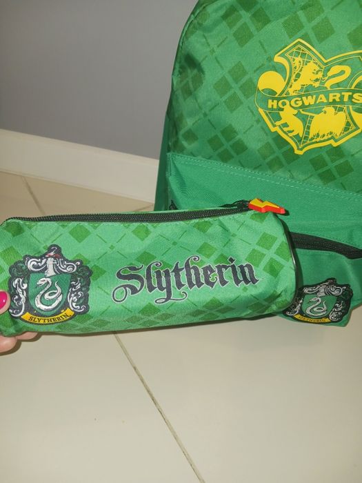 Plecak i piórnik Slytherin / nowe