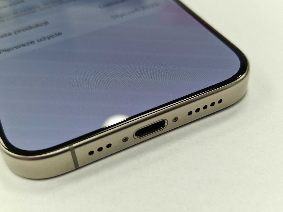 Iphone 15 PRO 1TB/ Natural Titanium/ 90%/ Grade A/ + ładowarka/ X-KOM