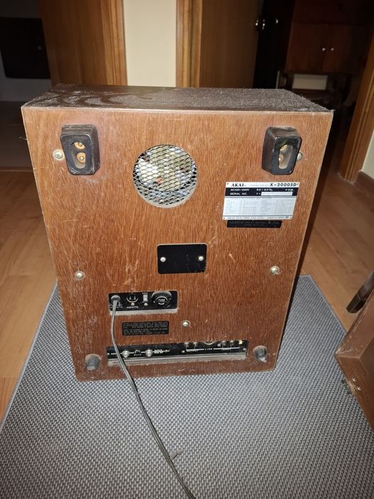 AKAI X-2000SD leitor e gravador de reel to reel, cassetes e cartuchos