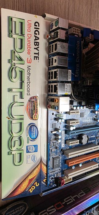 Płyta główna GA-EP45T-UD3P + Xeon X5470 + 12 GB DDR3 + Scythe Orochi