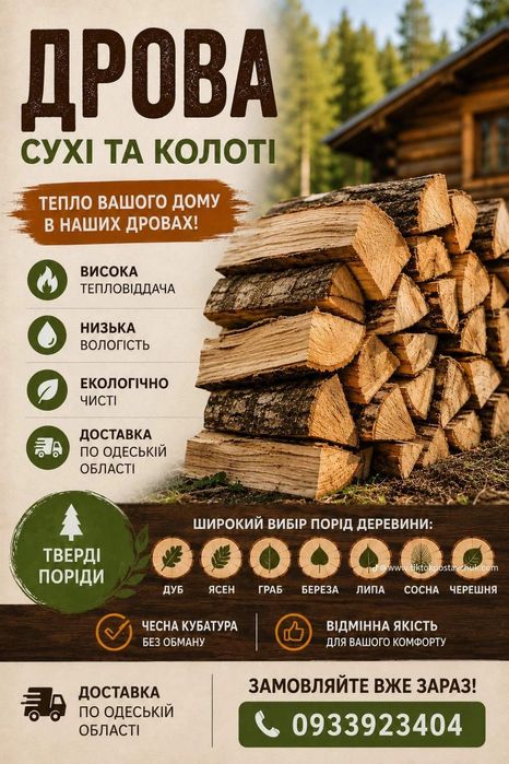 Дрова рубані, дрова метрові, дубові брикет.Дрова, вугілля, пелета