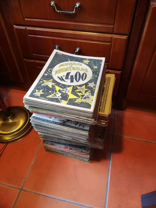 Raro-Lote de 224 Mundo de Aventuras 1a, 2a e 3a Séries desde 1950