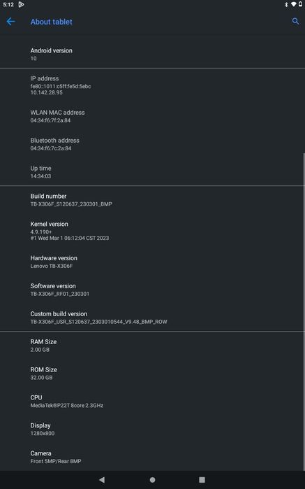 Lenovo Tab M10 HD