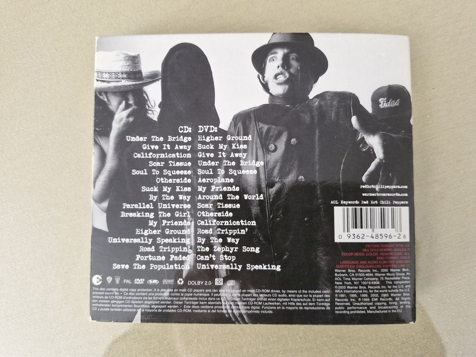 CD + DVD Red Hot Chili Peppers, Greatest Hits and Vídeos