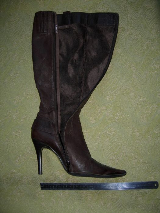 Сапоги женские кожаные 38 р.