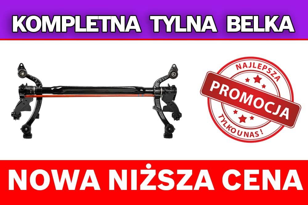 Tylna belka skrętna oś Peugeot 206 - 3 lata gwarancji PROMOCJA