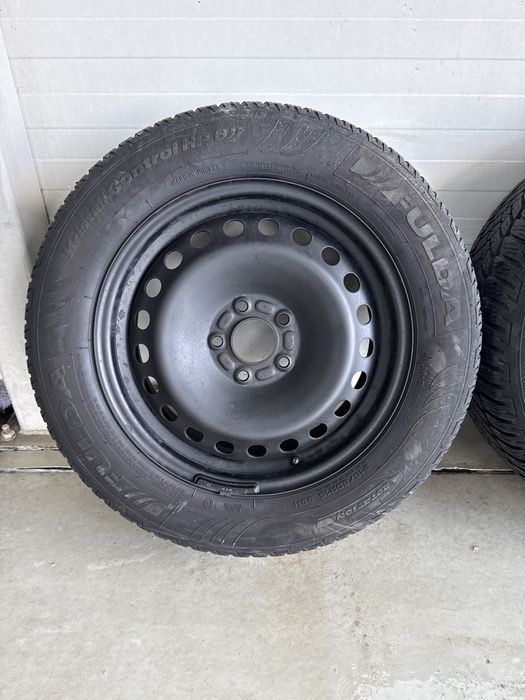 Felgi Ford mondeo 5x108 16 cali  oryginalne z czujnikami TPMS +2 opony Fulda 215/60-16