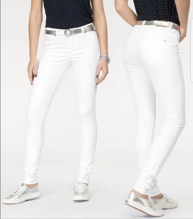 Spodnie JDY bawełniane białe jak nowe