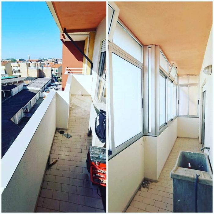 Persianas,estores e caixilharia.