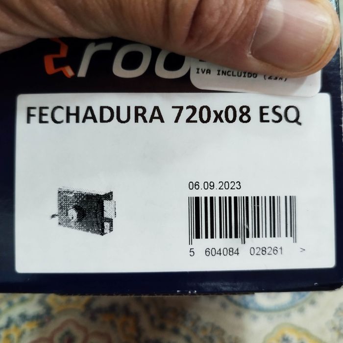 Fechadura Rodes 720x08 Esq