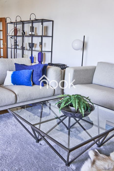 Conjunto de 2 Sofás Modernos em Excelente Estado