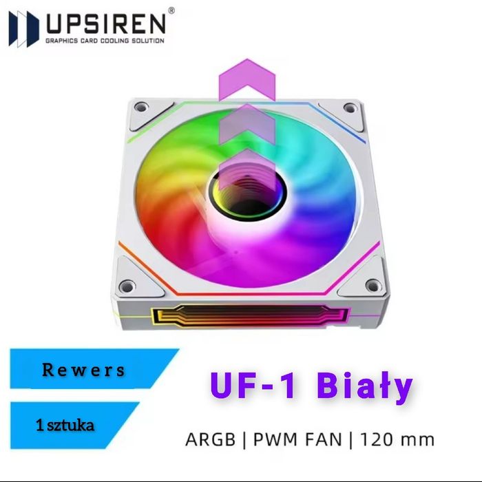 Wentylator Prism 4 Pro  PWM / aRGB - BIAŁY REWERS