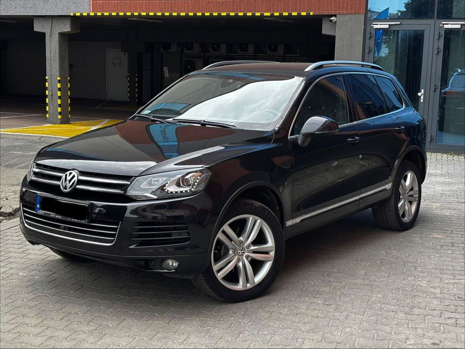 Volkswagen Touareg Skóra Radar Kamery360 Hak KeyLessGo 3.0TDI 4x4