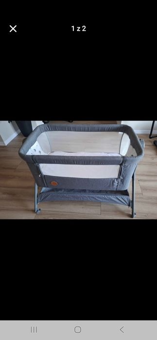 Łóżeczko dostawne Lionelo Leonie Plus Grey Stone 3w1+gratisy