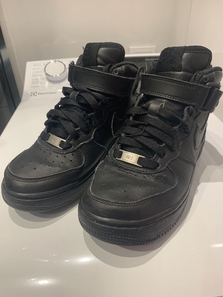 Air force 1 czarne cheap wysokie