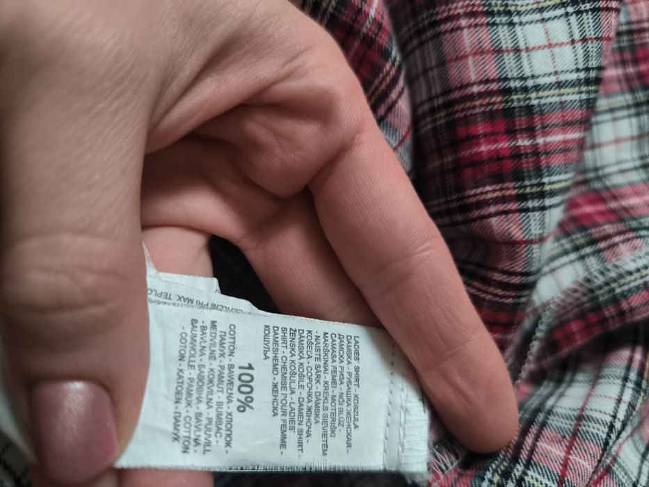 Mohito koszula damska xs s w krate flanelowa