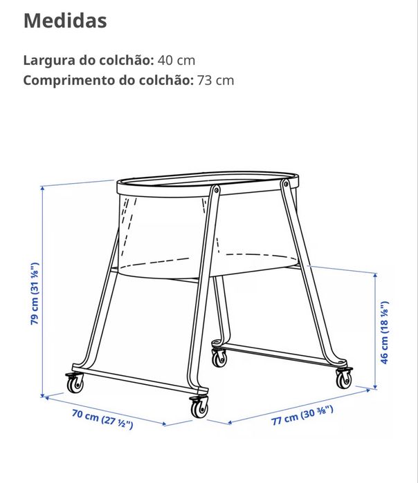 Berço portátil Ikea ÄLSKVÄRD