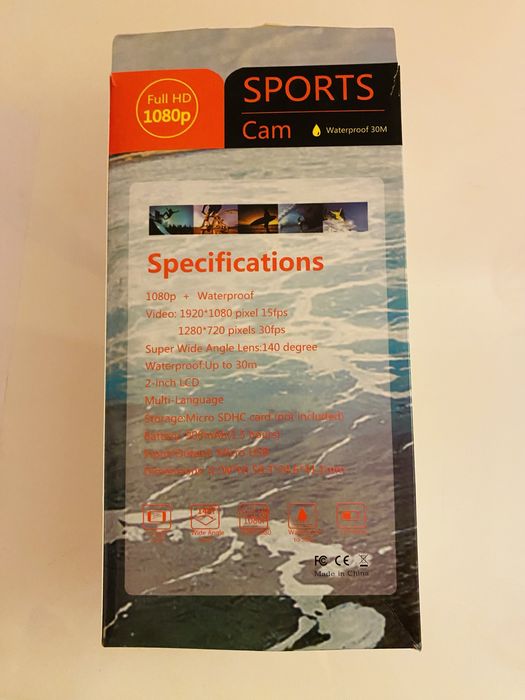 Camara waterpoof Full HD 1080p