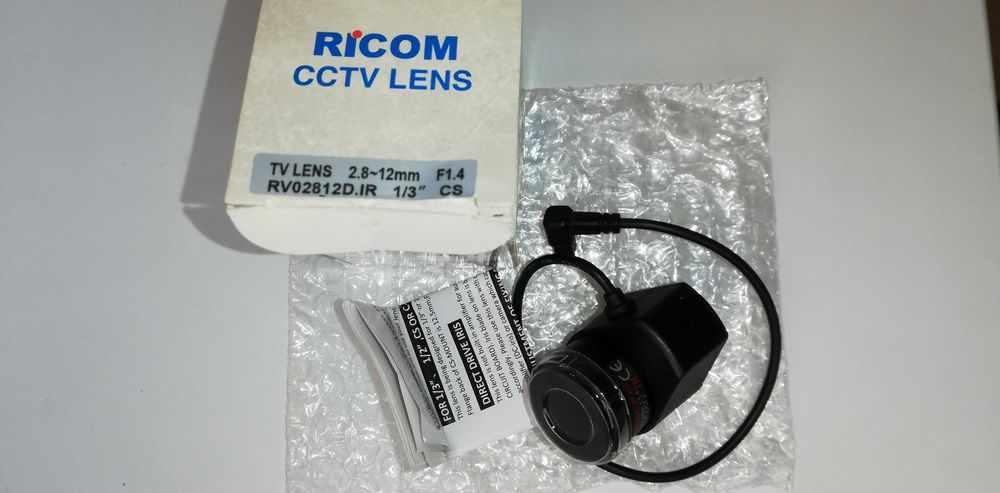 Объектив 1,6 Мpx RV02812D.IR 2,8-12mm + 1:1,4/6-15mm CS JAPAN